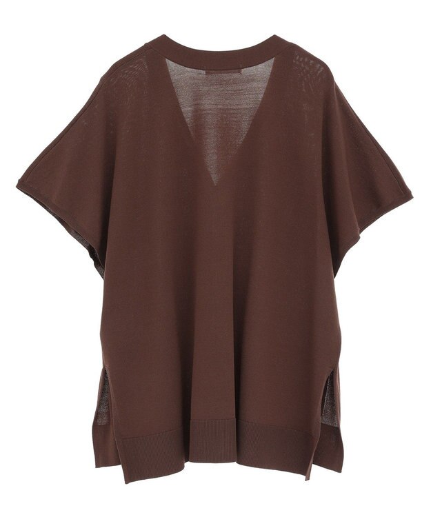 Green Parks フレンチスリーブカーディガン Brown