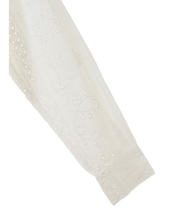 Green Parks ・ＳＵＧＡＲ　ＳＰＯＯＮ　刺繍レースシャツチュニック Off White