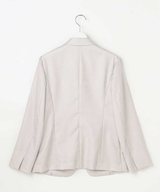 J.PRESS LADIES L OXIJEWEL ストレッチ テーラード ジャケット ライトグレー系