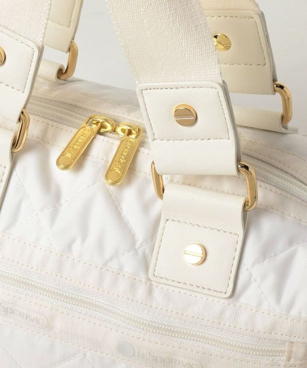 LeSportsac MINI SATCHEL BAG/ピュアホワイトキルト ピュアホワイトキルト