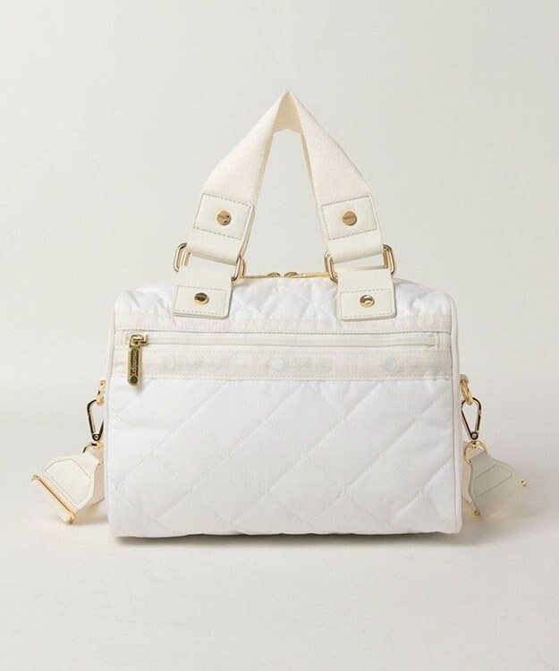 LeSportsac MINI SATCHEL BAG/ピュアホワイトキルト ピュアホワイトキルト