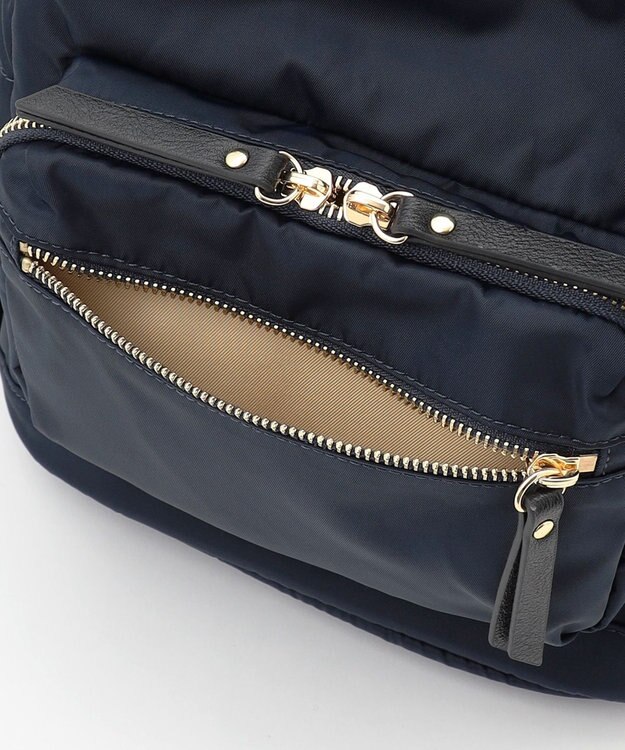 LA BAGAGERIE 【MONICA】13ポケットナイロンリュック　SMALL ネイビー