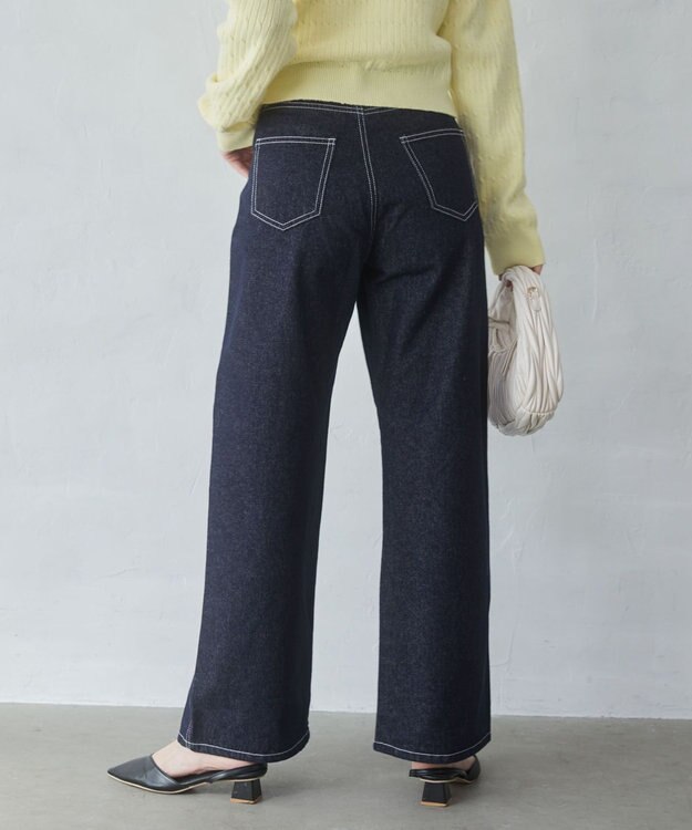 WEGO 【XS～Lサイズ展開/美脚】ストレートデニムパンツ デニムインディゴ