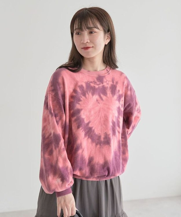 Green Parks ・ＳＵＧＡＲ　ＳＰＯＯＮ　ハートタイダイスウェット Bordeaux