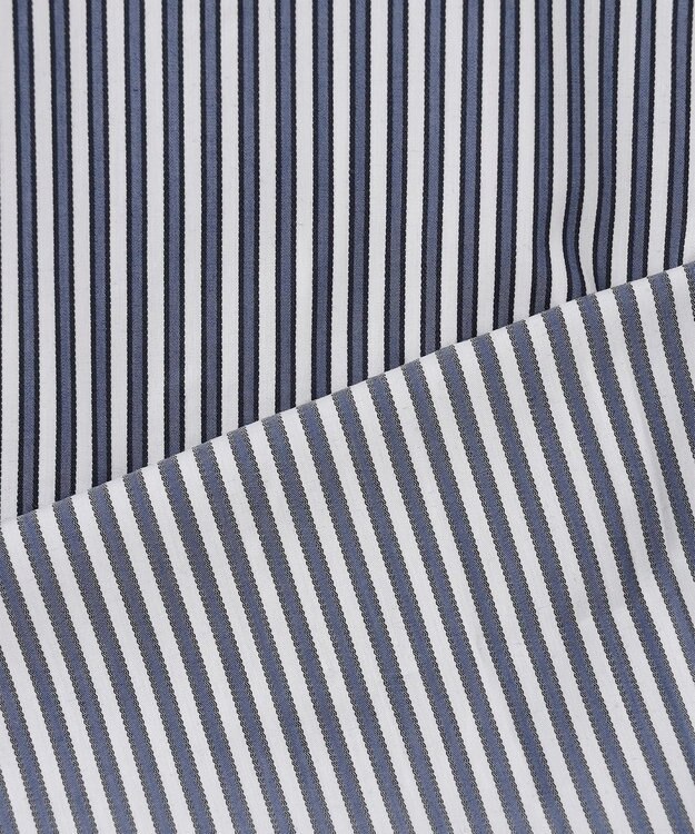 JOSEPH ABBOUD スト レッチストライプシャツ ネイビー系1