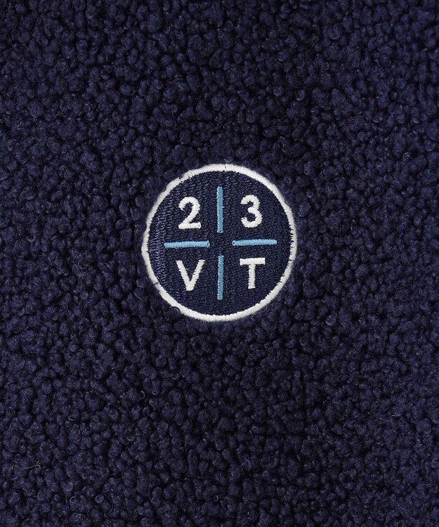 23区GOLF 【WOMEN】ボアベスト ネイビー系