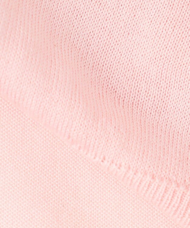 UNFILO ハイゲージウール Ｖネック ピンク