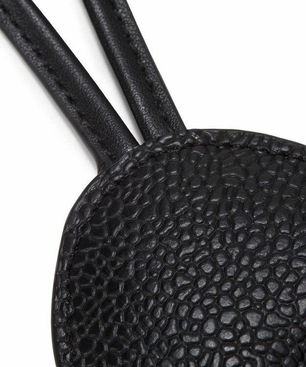 TOPKAPI 【Breath TOPKAPI】【TOPKAPI × 藤本美貴さんコラボ】スコッチグレイン ハートチャーム ポーチ/撥水 ブラック