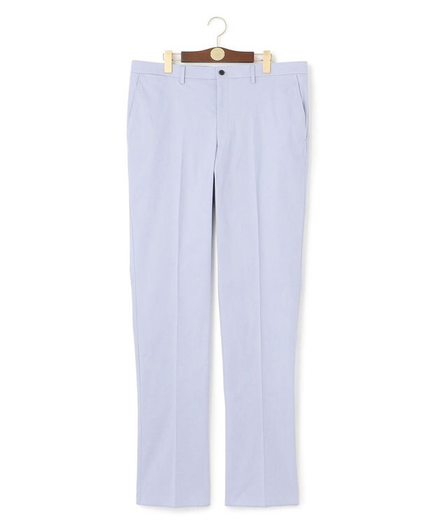 J.PRESS MEN 【KING SIZE】【ストレッチ】ハイパワーシャンブレードビーステムテーパード パンツ ブルー系