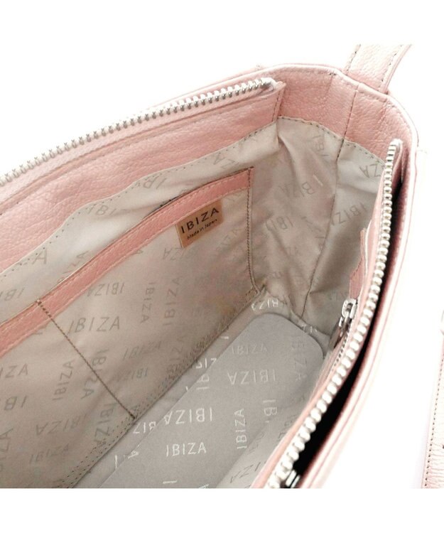 IBIZA レルシール　やぎ革　ショルダーバッグ 薄ピンク
