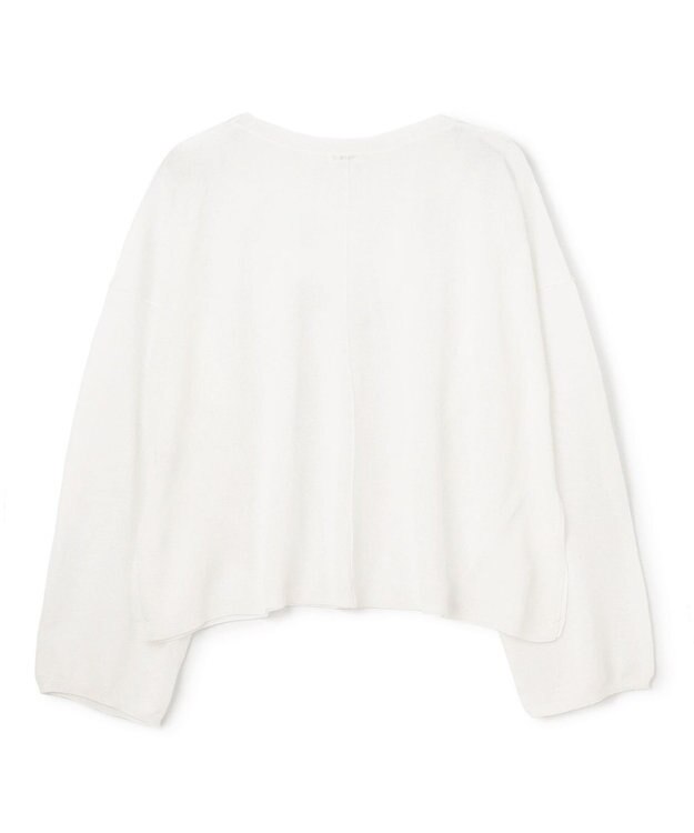 NAVE 【ReNAVE・洗える】シアーニット ロングスリーブ ホワイト系