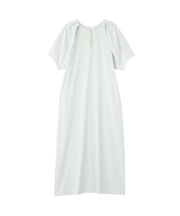 CRAFT STANDARD BOUTIQUE ポーチ付きバルーンスリーブワンピース Light Blue