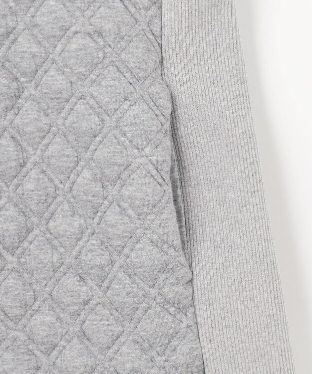 組曲 KIDS 【110-140㎝】ダイヤキルト ワンピース グレー系