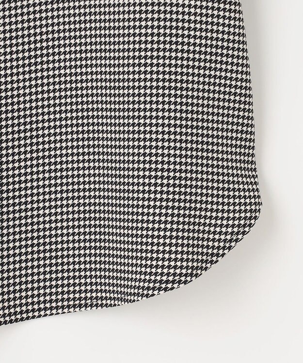 ANY SIS S 【洗える】ラッフルボウ ブラウス モノトーン千鳥