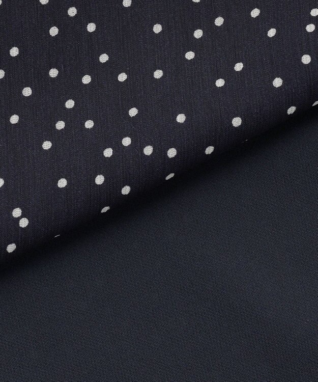 J.PRESS LADIES シアードットプリント カットソー ネイビーベース系