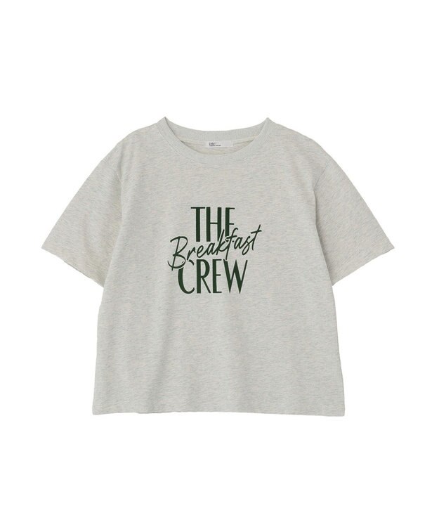 CRAFT STANDARD BOUTIQUE フロッキープリントＴシャツ Oatmeal