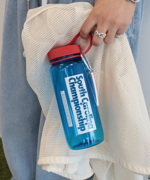 AMERICAN HOLIC 【RUSSELL】ラバーチャーム付きクリアボトル Blue