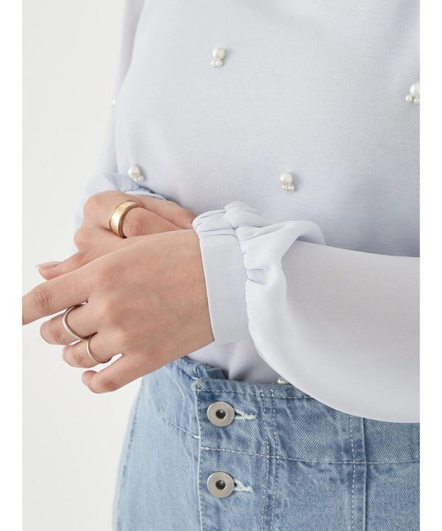 earth music&ecology パールポイントプルオーバー Sax