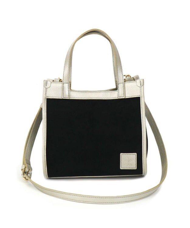 Regalo Felice 【水に強いスエード調素材 / 2way】ショルダー / REGALO BK(ブラック×シャンパンゴールド)