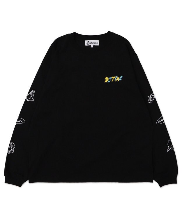 WEGO 別注NEW　JACKグラフィックT（LS） ブラック