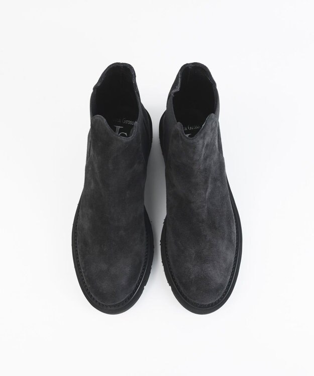 BONTRE 【LucaGrossi/ルカグロッシ】スエードショートブーツ/5002-UA ブラック