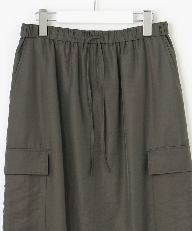 23区 L 【SLOW/一部店舗限定】ブライトヴィンテージクロス Iライン スカート グレー系