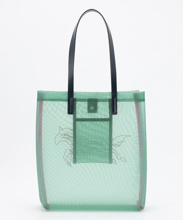 自由区 ホースメッシュトート バッグ ブルー