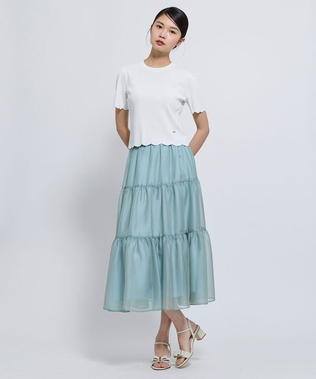 TOCCA LITTLE RIPPLES ニットトップス アイボリー系