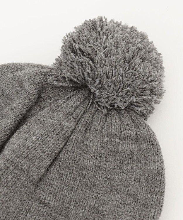 23区GOLF 【WOMEN】つば付き ニット帽 ライトグレー系