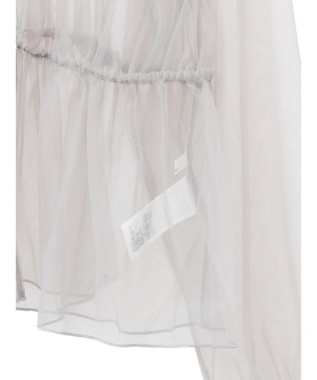 CRAFT STANDARD BOUTIQUE チュール２ｗａｙカーディガン Gray