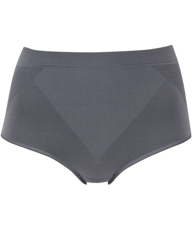 Wing ショーツ　【デイリーフィットショーツ】　はきこみ丈深め　ウイング／ワコール　EC1915 チャコールグレー