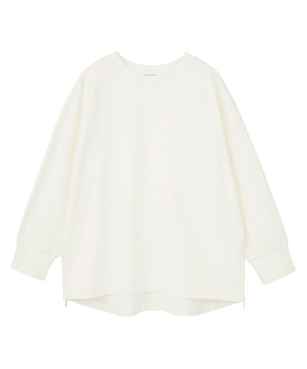 AMERICAN HOLIC サイドZIPスウェットプルオーバー Off White