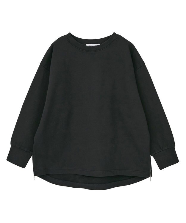 AMERICAN HOLIC サイドZIPスウェットプルオーバー Black