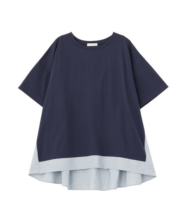 Green Parks バックタックドッキングプルオーバー Navy