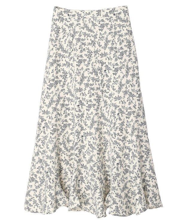 earth music&ecology エアリーエスカルゴスカート Flower