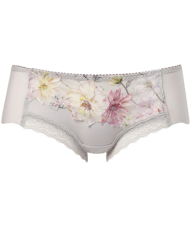 WACOAL ボーイレングス ショーツ 【ハグするブラ】 BXB478とペア はきこみ丈あさめ アウターにひびきにくい(後ろ裾) レディース PXB678 /ワコール チャコールグレー