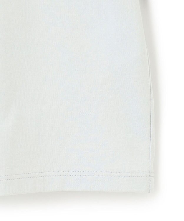 ICB 【接触冷感・UVケア・洗える】 コンフォートプレーティング クレセントスリーブカットソー アイスグレー系