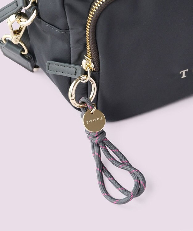 TOCCA CUSCINO POCHETTE ショルダーバッグ【WEB＆一部店舗限定・環境にやさしい素材】 ライトグレー系