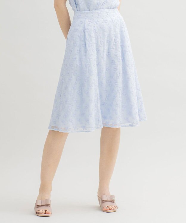 TOCCA FLORAL PICNIC スカート サックスブルー系