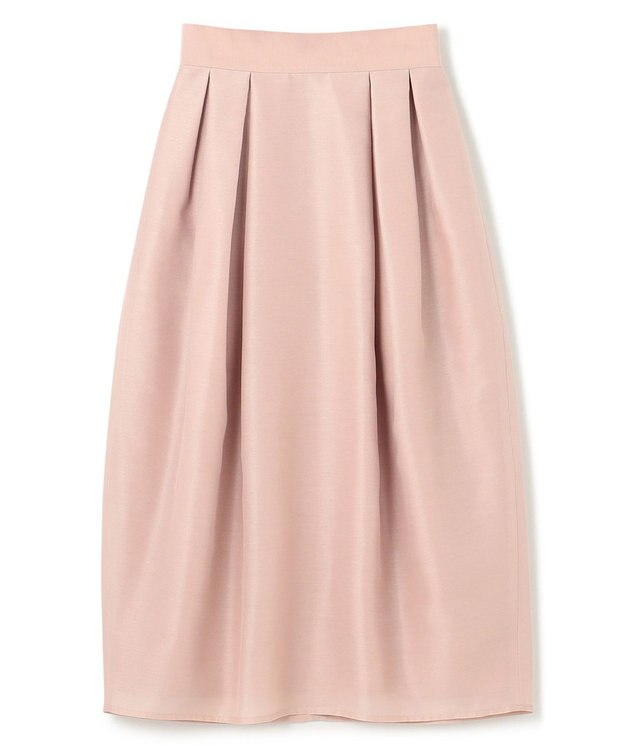 uncrave 【手洗い可】シャイニー シアー コクーンスカート（uncrave STANDARD） ピンク