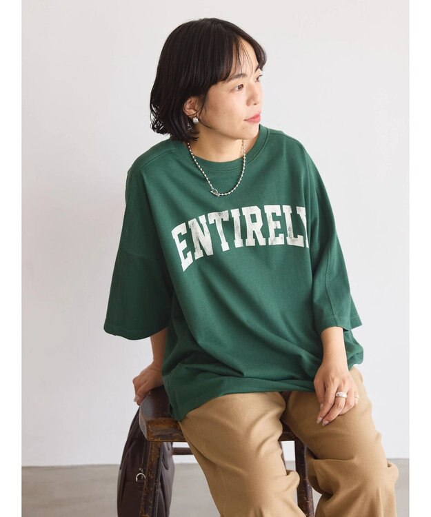AMERICAN HOLIC ＢＩＧロゴカットプルオーバー Green