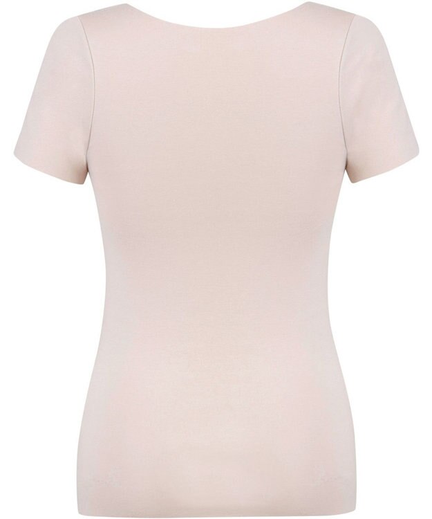 Wing あったかインナー 綿100％(肌側) アウターにひびきにくい ムレにくい 【綿の贅沢 ここちフラット】 3分袖 半袖 秋 冬 EL4372 ウイング／ワコール ベージュ