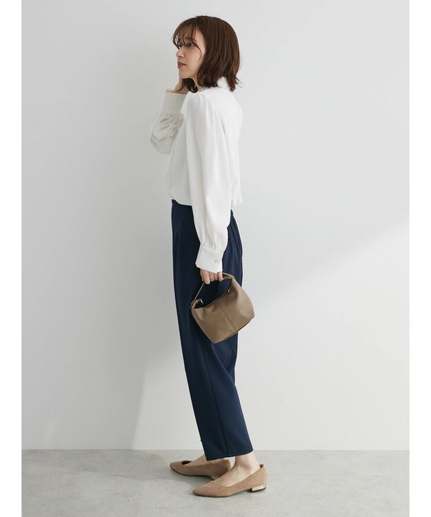 Green Parks アンクル丈／選べる美脚みえパンツ Dark Navy