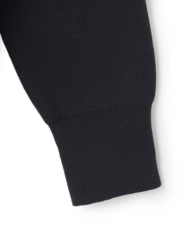 ICB 【洗える】コットンポリエステルスムース プルオーバー チャコール系