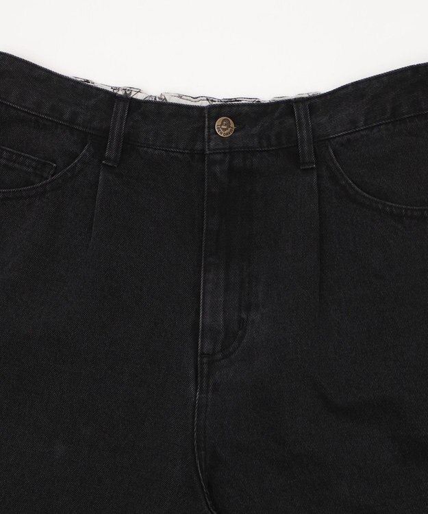 WEGO 【BEN DAVIS（ベンデイビス）】EMBRO FADED SHORTS ブラック