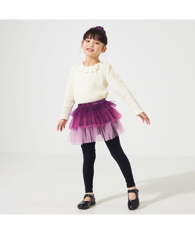 Chacott tutu skirt (kids) パープル
