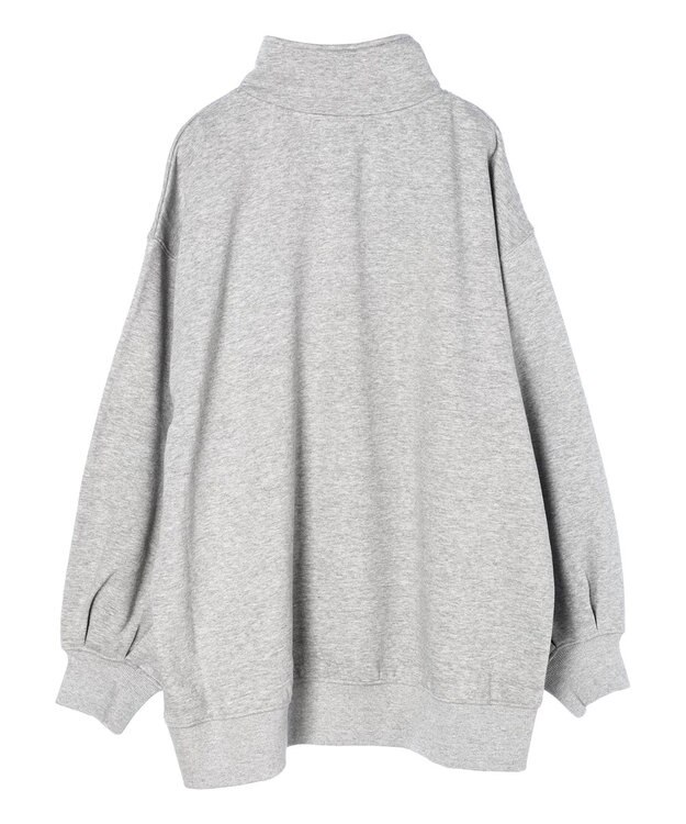 Green Parks ・ＳＵＧＡＲ　ＳＰＯＯＮ　ウラキモウハーフＺＩＰスウェット Gray Mixture