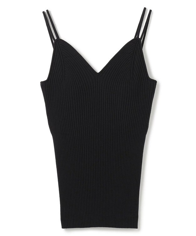 uncrave カップ付きキャミソール ブラック