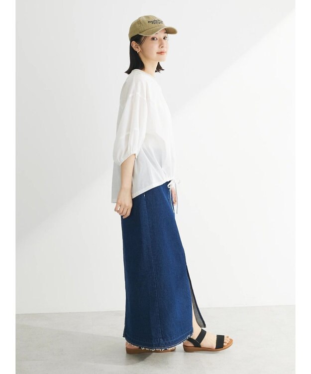 Green Parks ランタンスリーブブラウス Off White