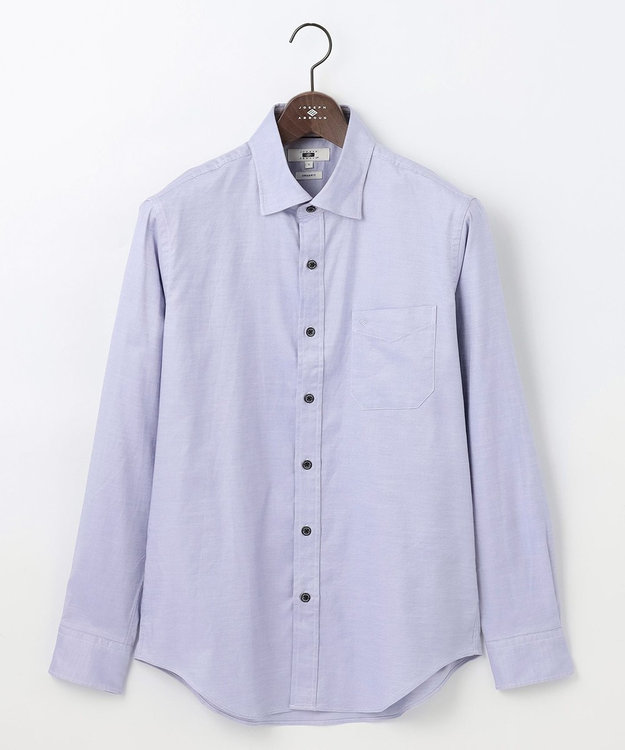 JOSEPH ABBOUD 【キングサイズ・オーガニックコットン使用】JOE COTTON ストレッチオックス シャツ ライラック系